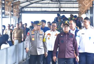 Kapolda Lampung Pastikan Pengamanan Maksimal di Pelabuhan Bakauheni Jelang Puncak Arus Mudik Nataru