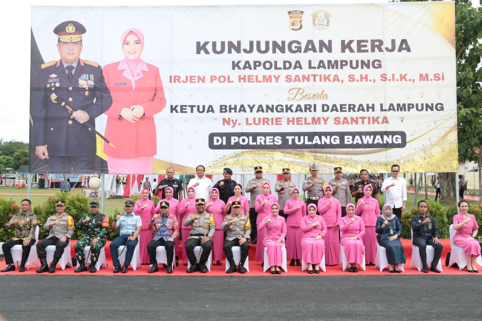 Kapolda Lampung dan Rombongan Kunker di Polres Tulang Bawang, Berikut Rangkaian Kegiatannya