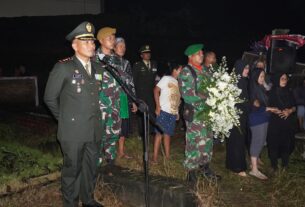 Kodim Boyolali Gelar Pemakaman Militer Di Desa Sambon
