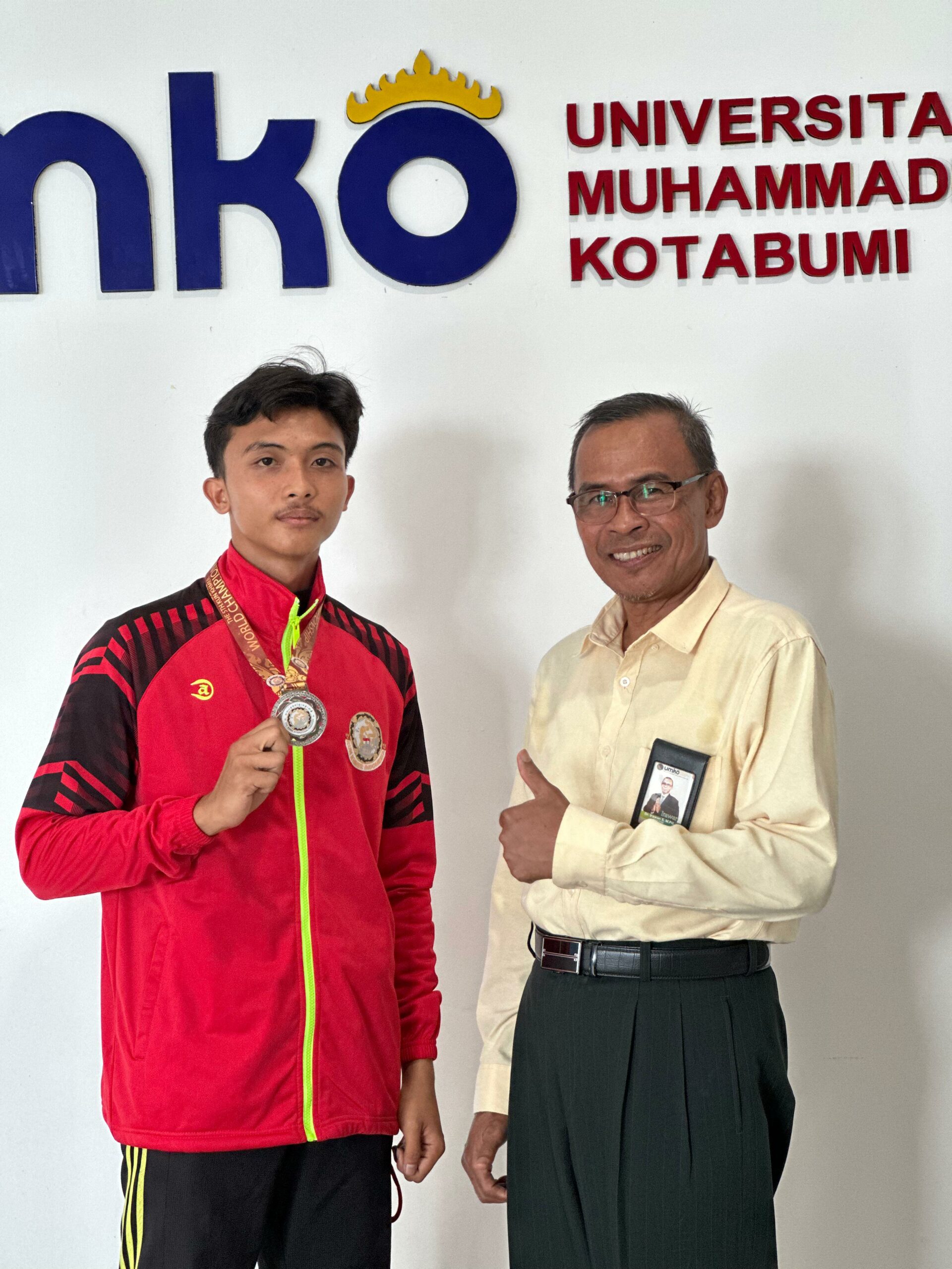 Mahasiawa UMKO raih medali Perak Kejuaraan Dunia di ajang The 5th World Kun Khmer Championship, Kambodia