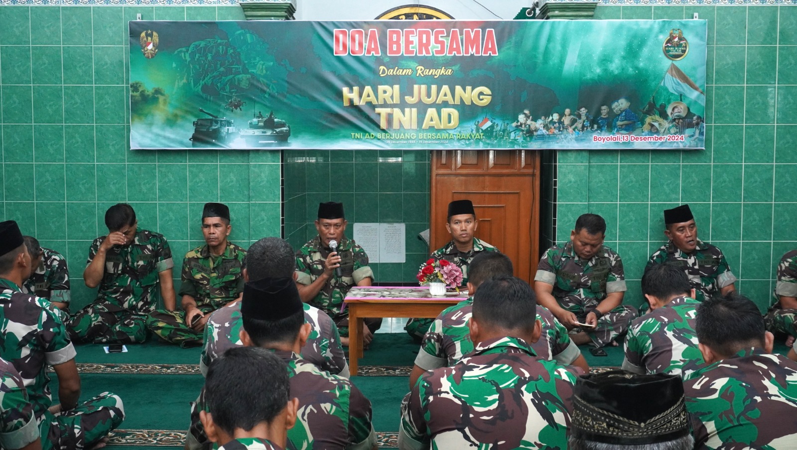 Peringati Hari Juang TNI AD , Kodim Boyolali Laksanakan Doa Bersama