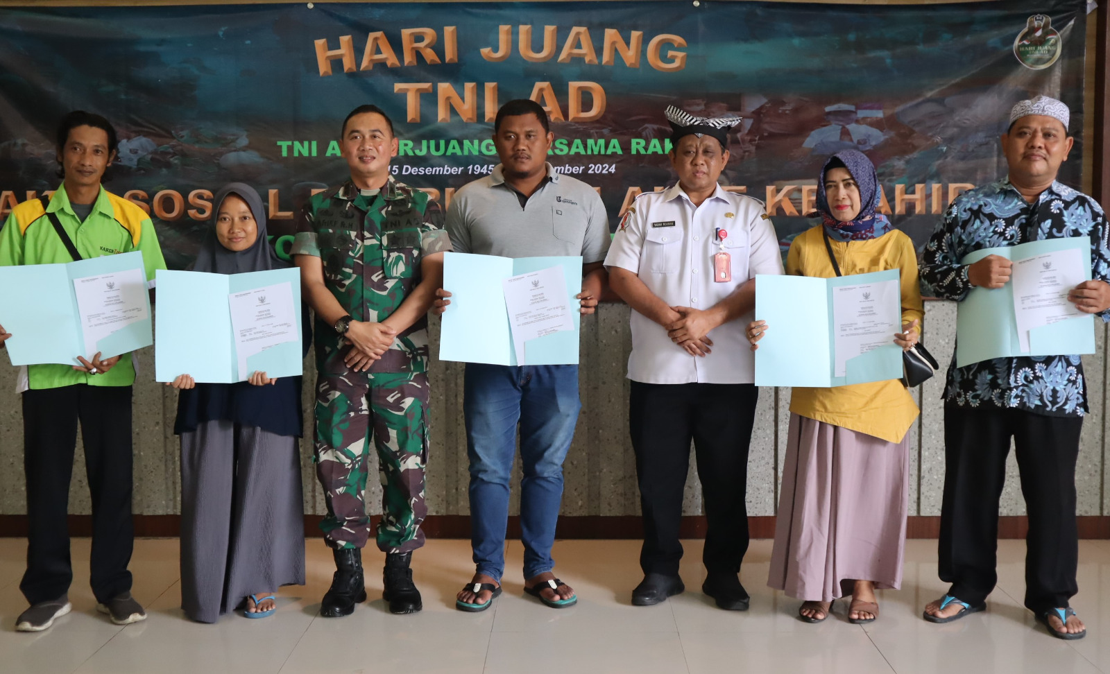 Peringati Hari Juang TNI AD, Kodim Bojonegoro gelar Bakti Sosial Pembuatan Akte Kelahiran Gratis