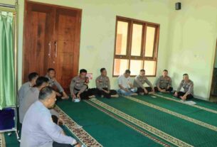 Polres Tulang Bawang Barat Laksanakan Binrohtal Tingkatkan Iman dan Taqwa Personil