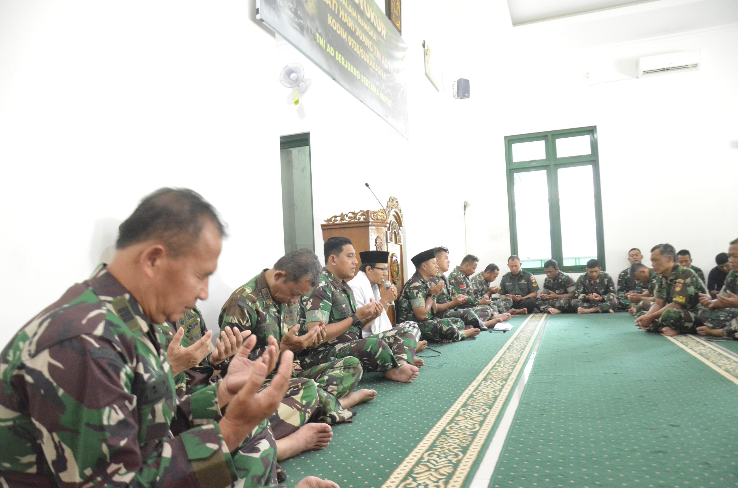 Kodim 0735/Surakarta Gelar Do'a Bersama Memperingati Hari Juang TNI AD Ke-79 Tahun 2024