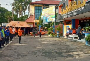 Apel Besar Siaga Bencana: Pj. Bupati Lampung Utara Pimpin Kesiapsiagaan di Kantor BPBD