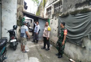 Gercep..!! Babinsa Gajahan Bersama Bhabinkamtibmas Cek Aduan Warga