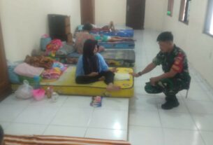 Babinsa Mojosongo Aktif Laksanakan Patroli Sambangi Warga Yang Perlu Perhatian Khusus Di Griya ODGJ PMI Akbar Mojosongo