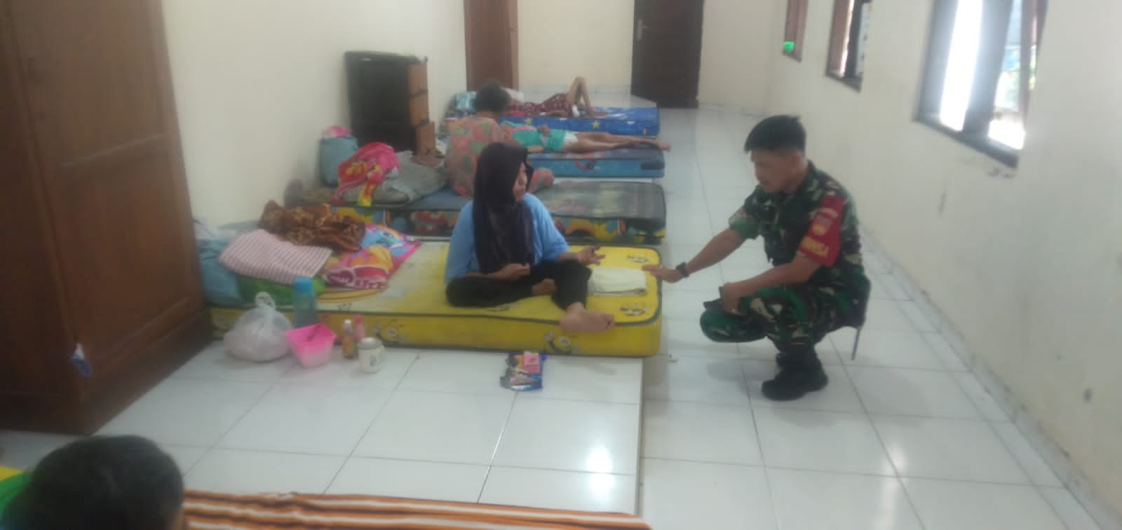 Babinsa Mojosongo Aktif Laksanakan Patroli Sambangi Warga Yang Perlu Perhatian Khusus Di Griya ODGJ PMI Akbar Mojosongo