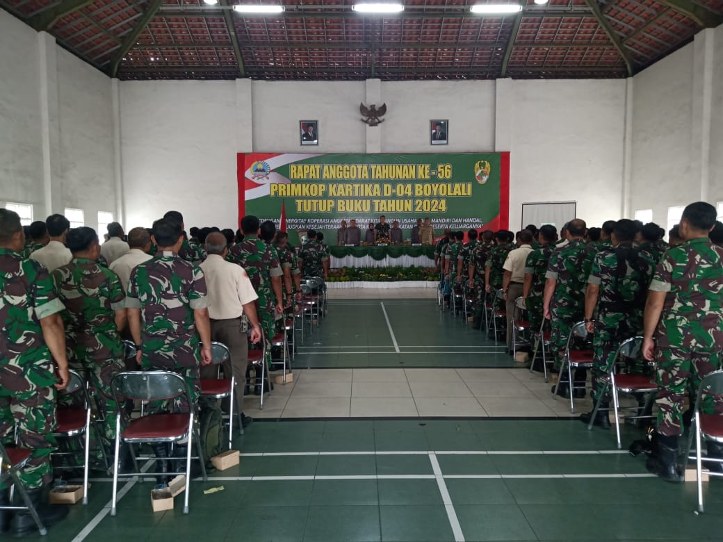 Dandim Boyolali Buka RAT Di Gedung Cemara Randusari