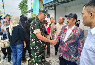 Dandim Boyolali Dampingi Kunjungan Kerja Menteri PPN/Bappenas RI di Dapur Sehat Ngemplak