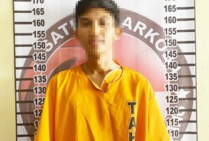 Gasak Narkoba di Banjar Agung, Polres Tulang Bawang Tangkap Pemuda Yang Jadi Bandar Pil Extacy