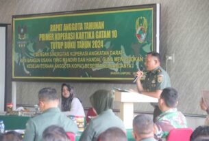 Kodim 0410/KBL Gelar RAT Primkop Kartika Gatam Tahun 2024