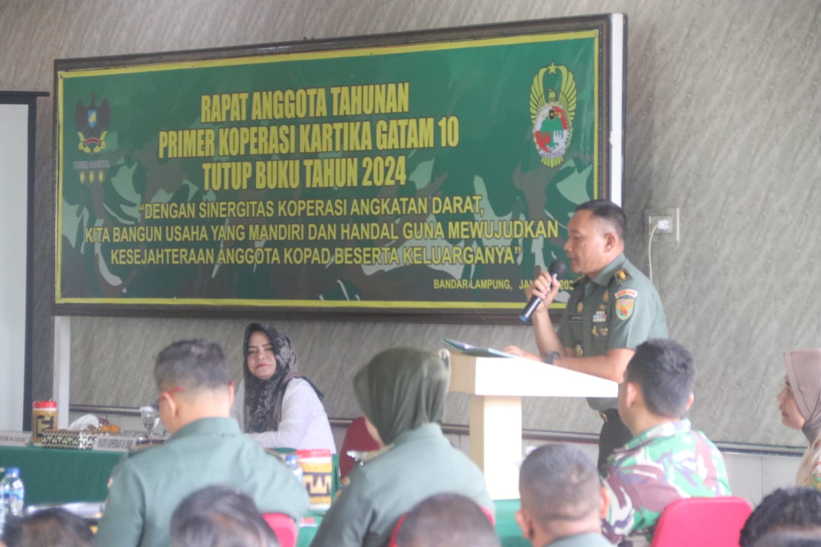 Kodim 0410/KBL Gelar RAT Primkop Kartika Gatam Tahun 2024
