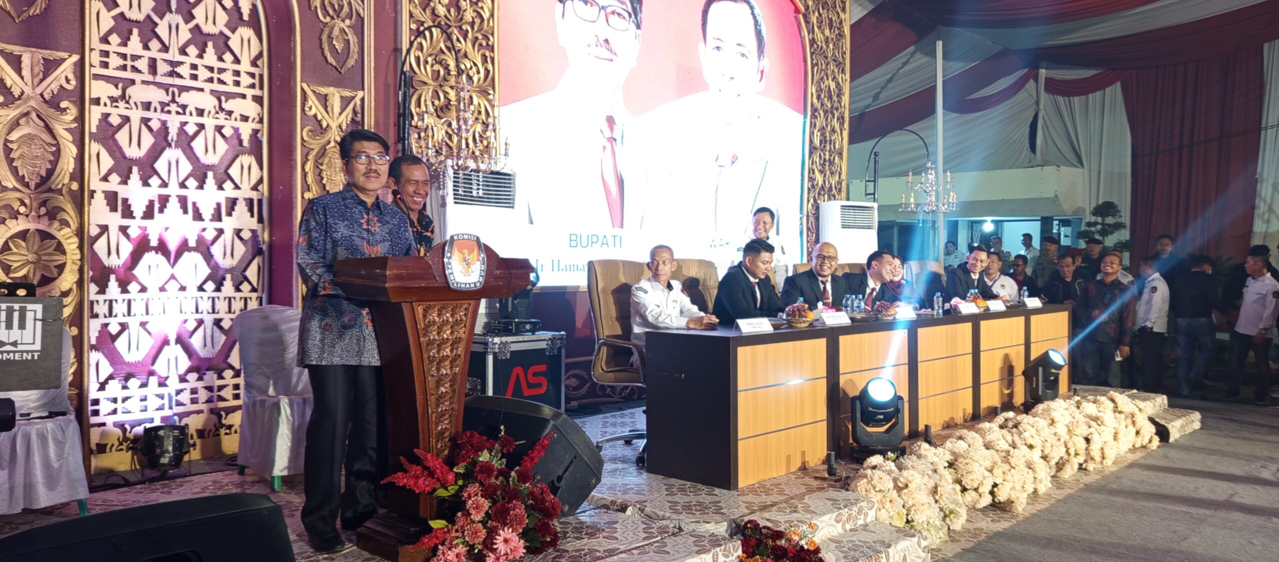 Hamartoni - Romli Ditetapkan Bupati - Wakil Bupati Lampura