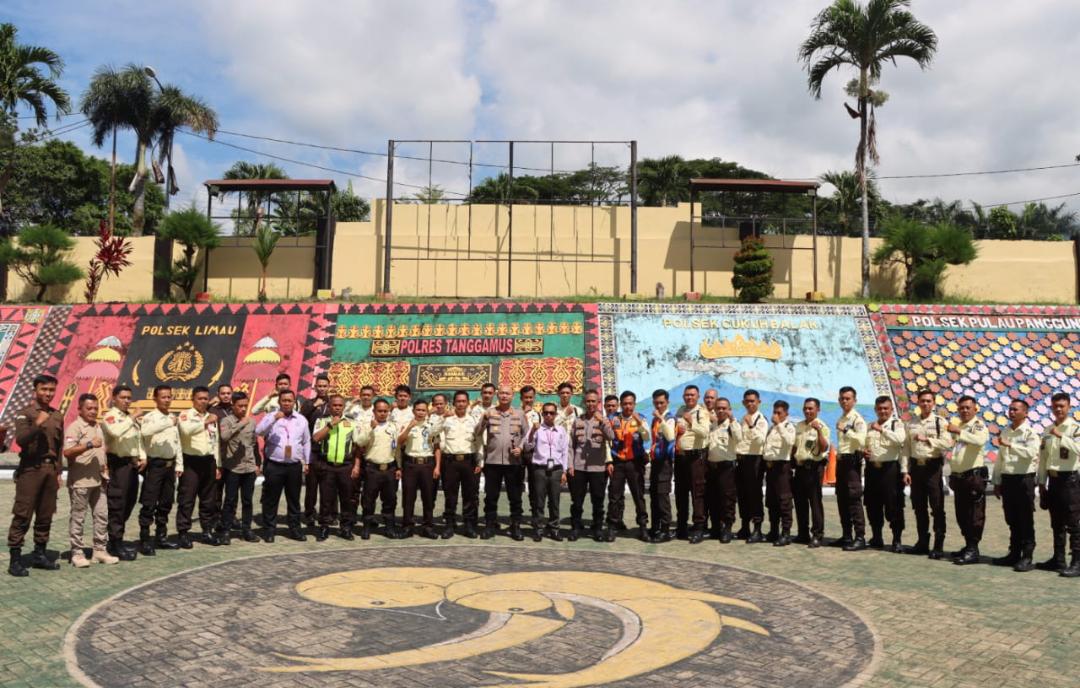 Kapolres Tanggamus Pimpin Syukuran HUT ke-44 Satpam