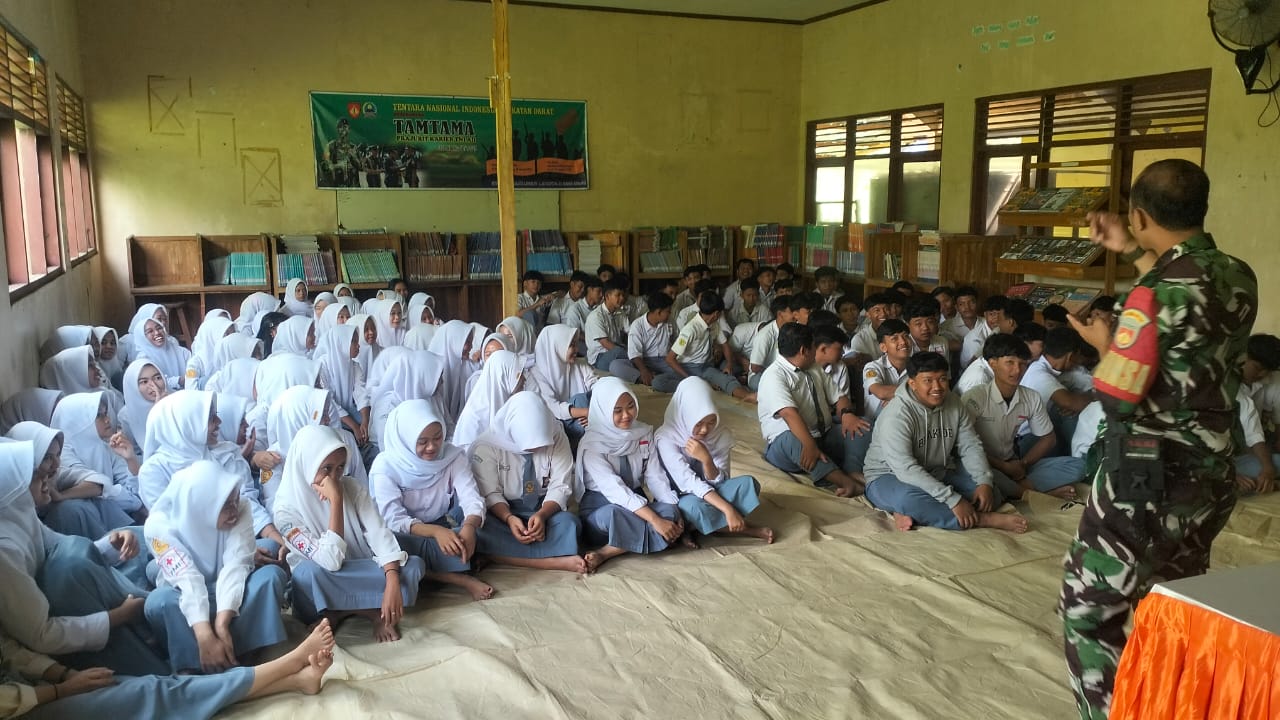 Koramil Juwangi Bangkitkan Minat Siswa Menjadi Prajurit TNI