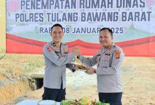 Peresmian dan Tasyakuran Menempati Rumah Dinas Polri oleh Kapolres Tulang Bawang Barat