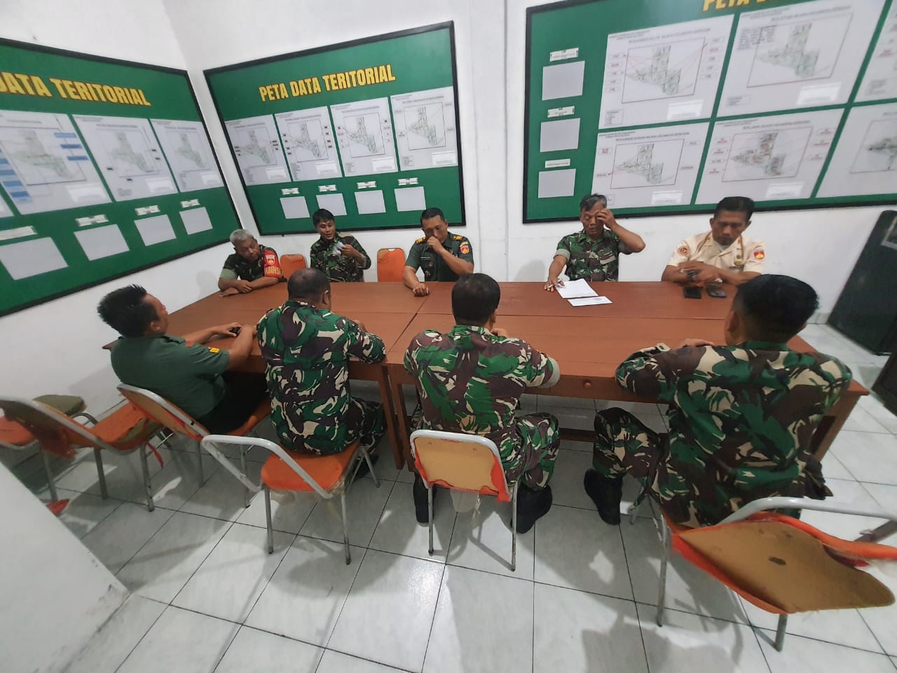 Pimpin Apel Pagi, Danramil 03 Serengan, Sehati Sepikiran Untuk Tugas Yang Lebih Baik