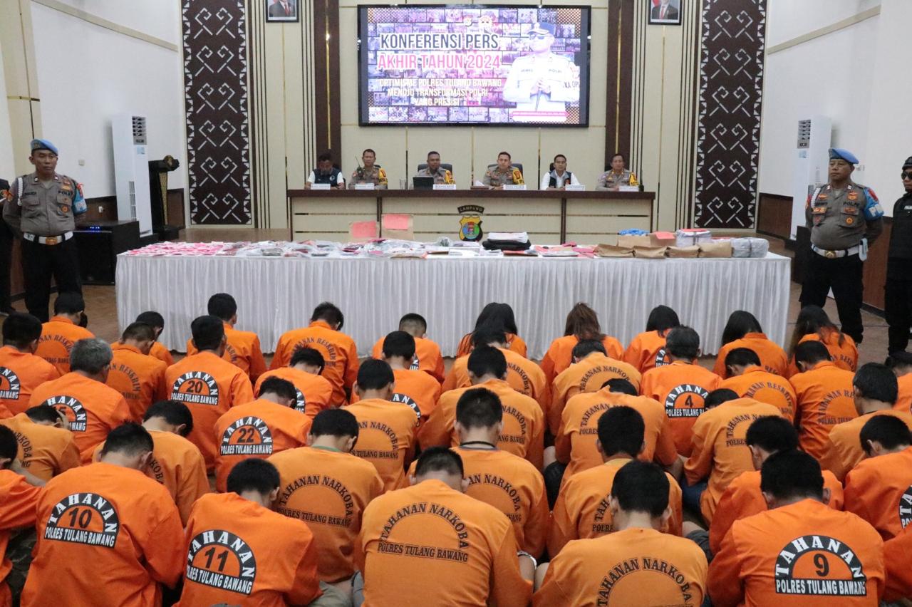 Polres Tulang Bawang Ungkap Tindak Pidana Korupsi Yang Terjadi di KCP Bank Lampung Unit 2