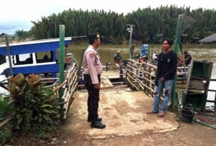 Polsek Rawa Pitu Optimalkan Patroli Dialogis di Dermaga Penyeberangan, Ipda Desta: Cegah AG Agar Tidak Menjadi GN