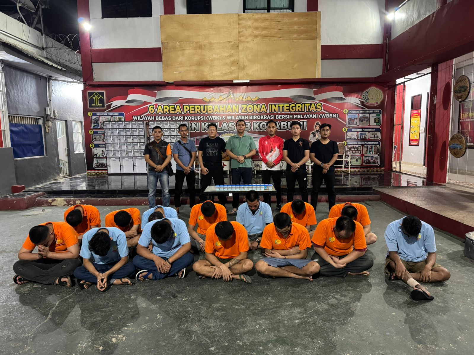 Rutan Kotabumi Lakukan Razia dan Tes Urin WBP