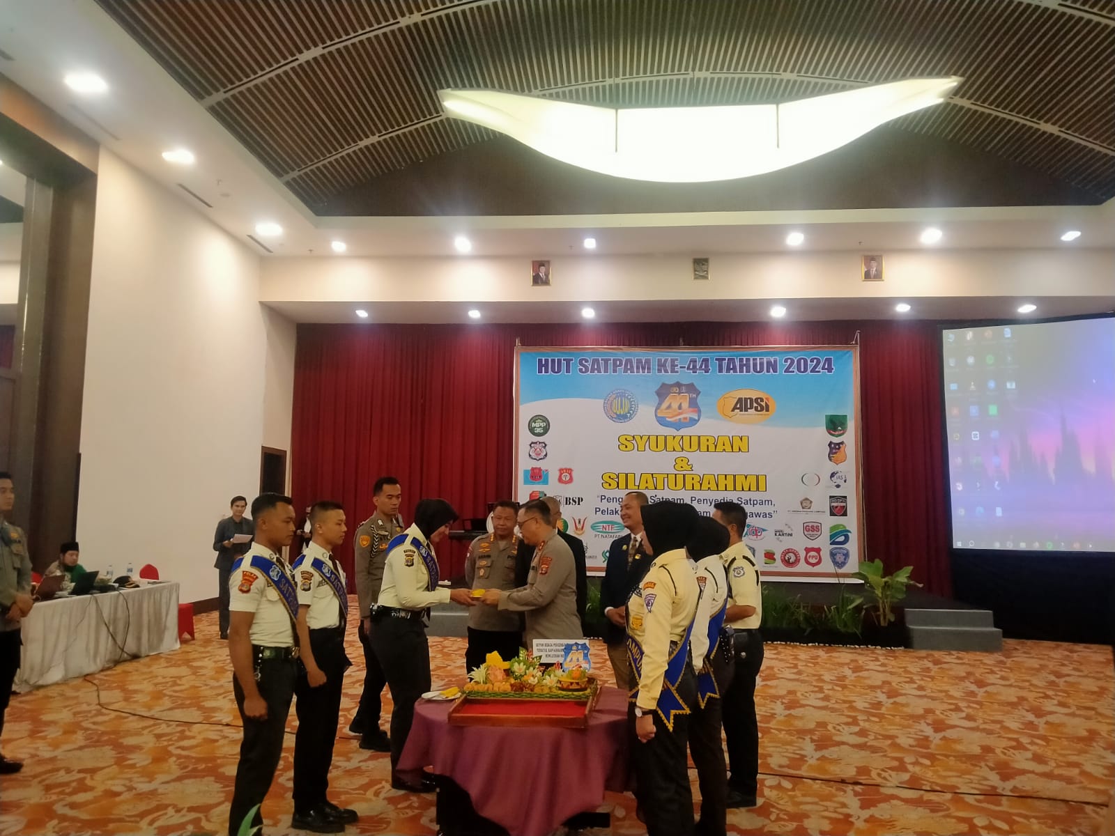 Syukuran HUT Satpam ke-44, Ini Pesan Kapolda Lampung