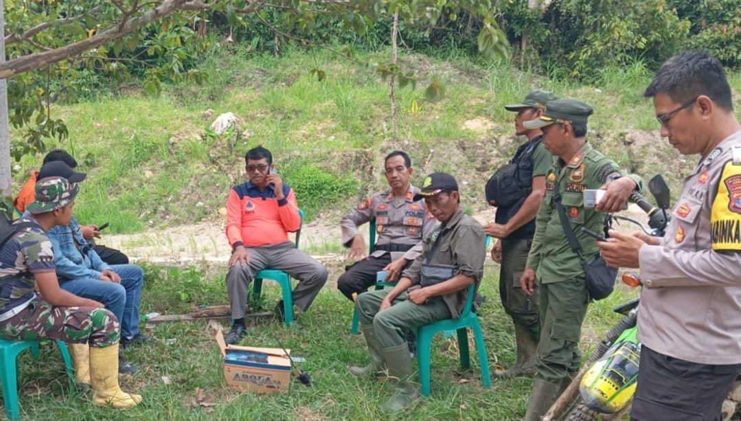 Update Pemantauan Gajah Liar, Kapolsek Semaka : Kelompok Gajah "Bunga" Telah Memasuki Kawasan TNBBS