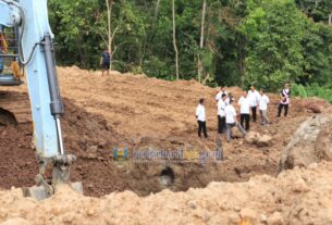 Bupati pesibar tinjau lokasi pembangunan rumah sakit