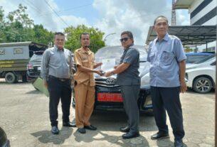 Direktur PT. Muba Link Mengembalikan Kendaraan Dinas Operasional Milik Pemkab Musi Banyuasin
