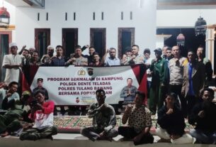 Lewat Program Bermalam di Kampung, Iptu Zulian Ajak Masyarakat Berantas Narkoba dan Judi Online
