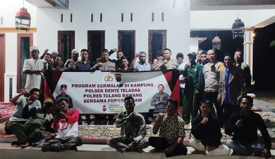 Lewat Program Bermalam di Kampung, Iptu Zulian Ajak Masyarakat Berantas Narkoba dan Judi Online