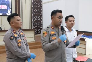 Lima Pelaku Spesialis Curat Kabel PLN Yang Ditangkap Semuanya Positif Narkoba, Kompol David: Dua Pucuk Senpi Ilegal Turut Disita