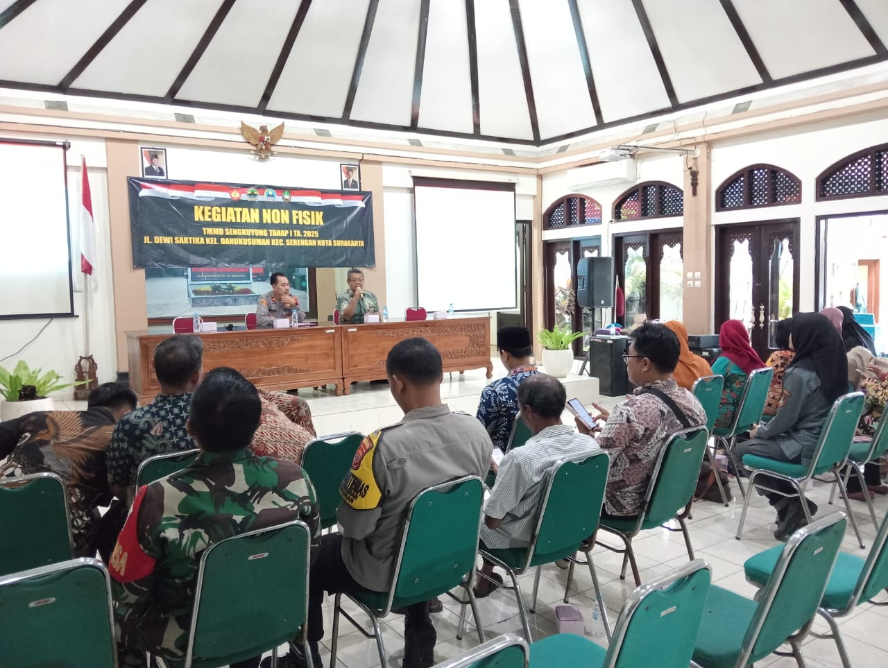 Penyuluhan Bahaya Narkoba Warnai TMMD Sengkuyung Tahap I Kelurahan Danukusuman