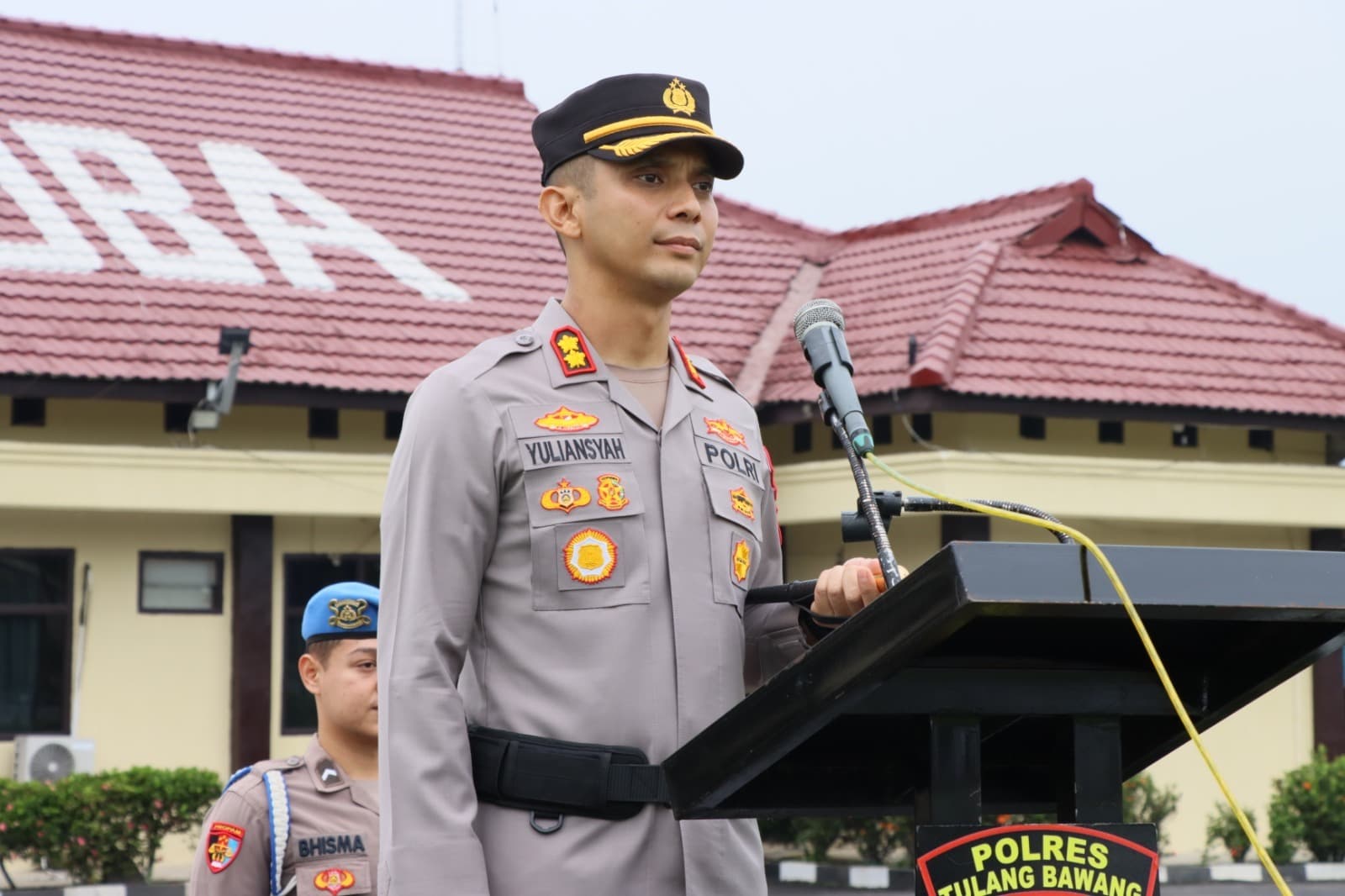 Pesan Kapolres Tulang Bawang Saat Pimpin Upacara Hari Kesadaran Nasional