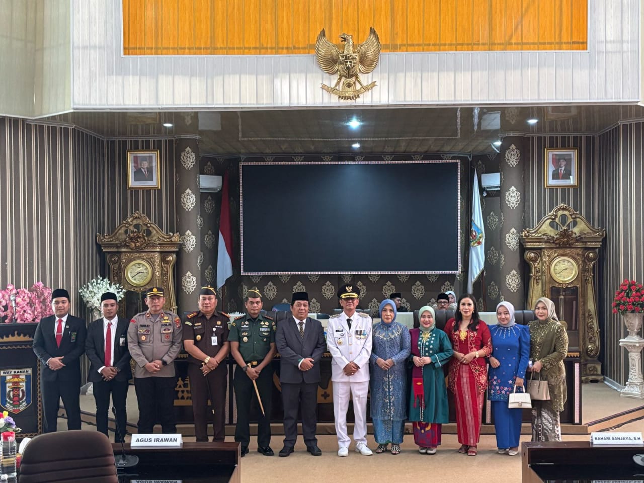 Pidato Bupati Alirahman Seusai Di Lantik, Tetap Janji Komitmen Bangun Way Kanan