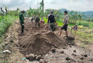 Pra TMMD Personil Satgas Aktif Di Lokasi Sasaran Fisik