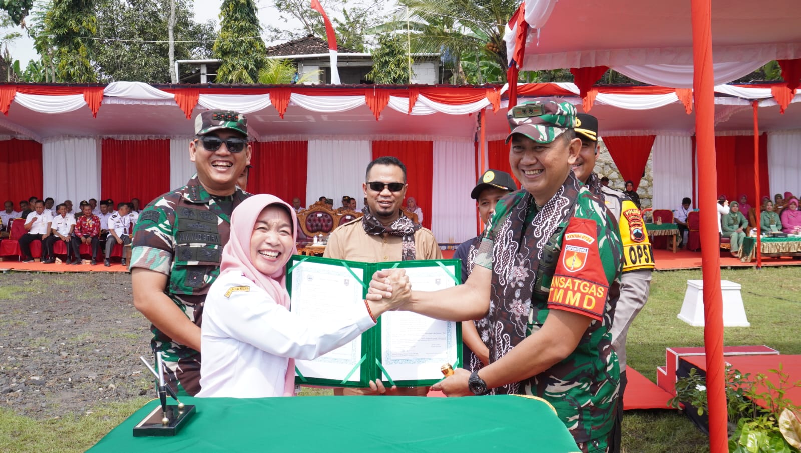TMMD Reguler Ke -123 Tahun 2025 Kodim 0724/Boyolali Hari ini Resmi Di Buka