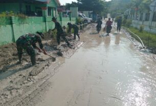Banjir Bandang di Gondang, Kodim 0813 Bojonegoro Terjunkan Ratusan Personel dan Mobil Tangki Air Bersih untuk Percepatan Penanganan Bencana