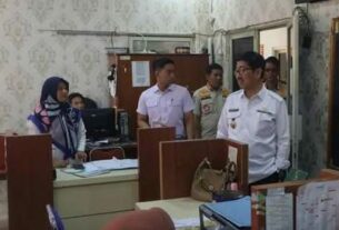 Bupati Lampung Utara Lakukan Pengecekan Ruangan di Sekretariat Daerah