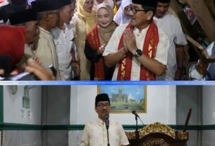 Bupati dan Ketua TP-PKK Lampura Safari Ramadhan di Desa Aji Kagungan