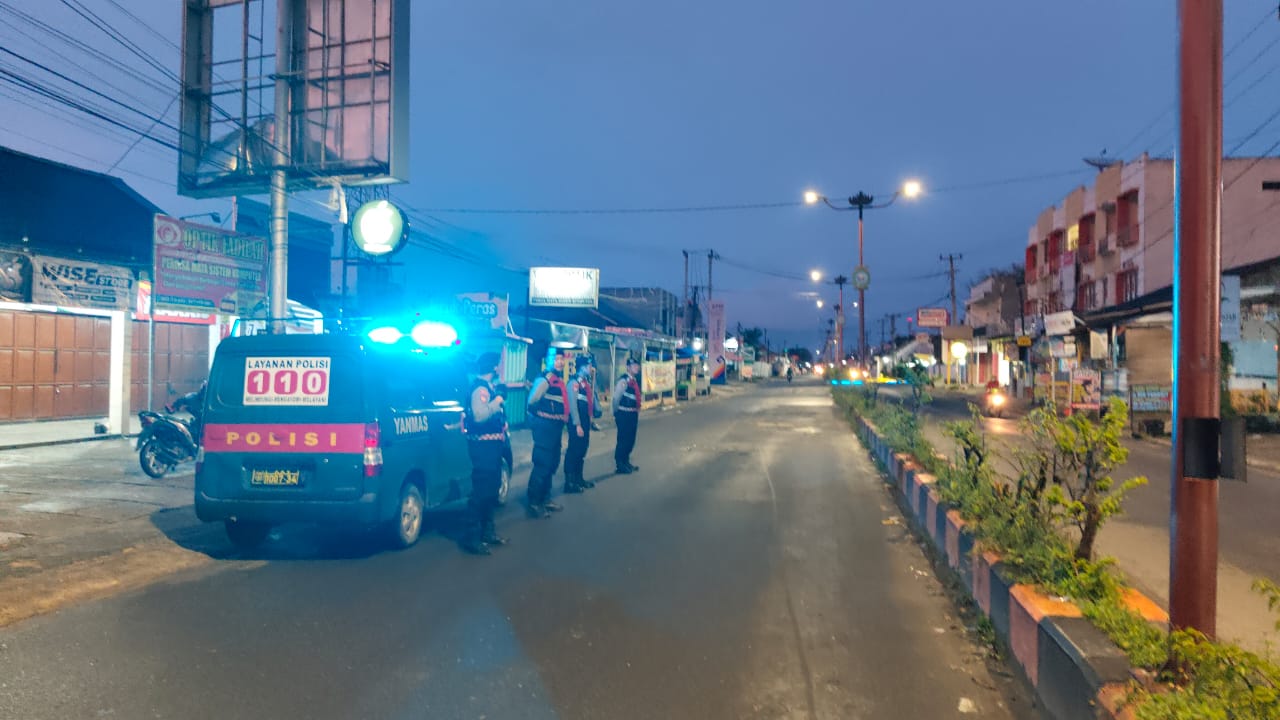 Cegah Aksi Balap Liar, Samapta Polres Tulang Bawang Gelar Patroli Sahur di Dua Lokasi Berbeda