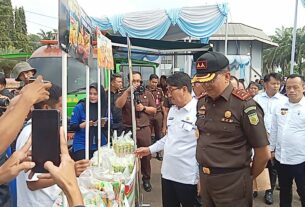 Kejati Lampung Buka Langsung Pasar Murah di Lampura