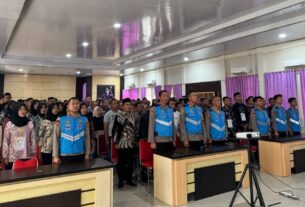 Polres Tanggamus Gelar Penandatanganan Pakta Integritas dan Pengambilan Sumpah RIM Terpadu T.A 2025