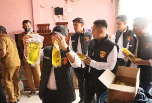 Polres Tulang Bawang Bersama Dinas Perdagangan Sidak Pasar dan SPBU, Ini Tujuannya