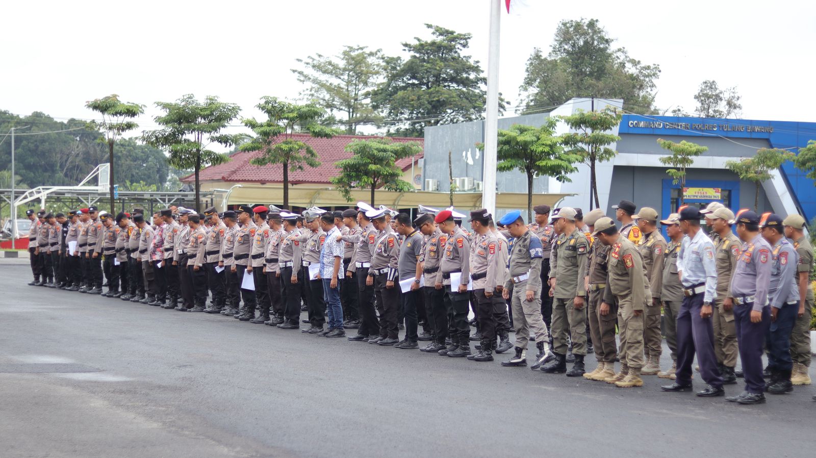 Polres Tulang Bawang Sukses Amankan Pawai Ogoh-Ogoh di 9 Lokasi Berbeda Sambut Hari Raya Nyepi 2025