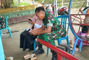 Serka Karyono Terus Update Data TMMD