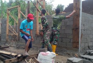 TMMD Di Desa Kalinanas Terus Kerjakan Program Tambahan