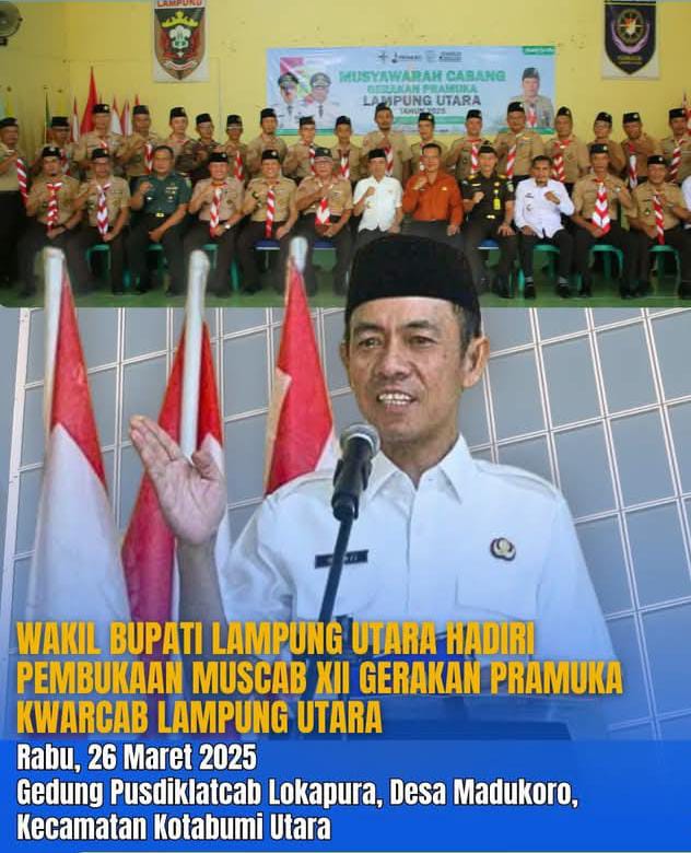 Wakil Bupati Hadiri Pembukaan Muscab XII Gerakan Pramuka Kwarcab