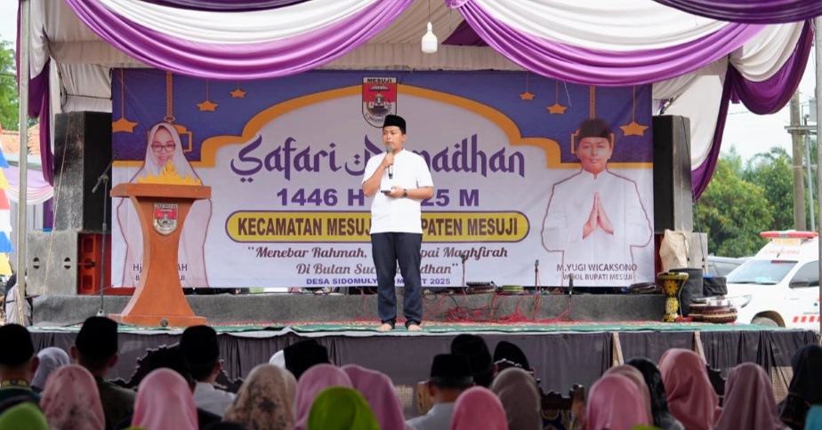 Wakil Bupati Mesuji melaksanakan Safari Ramadhan 1446 H