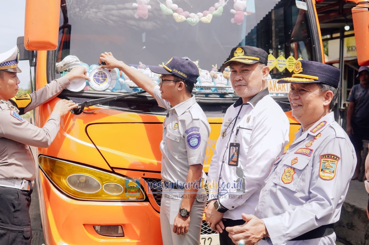 Pj. Sekda Pesisir Barat Pastikan Keamanan Angkutan Mudik Lebaran 1446 H